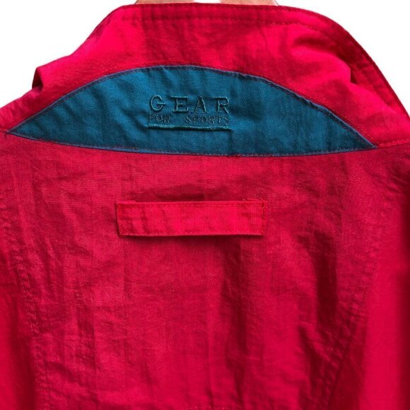 Gear for Sports Wind Spirit Sailing Windbreaker Jacket Size L Half Zip Red Flaw - Picture 7 of 11